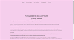 Desktop Screenshot of bel-vita.nl